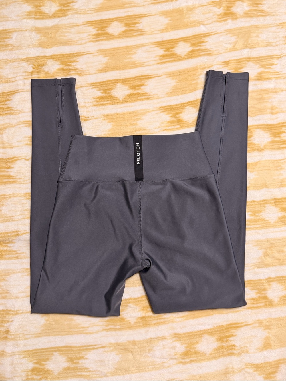 Peleton Front Slit Leggings Gray Women’s Size S Small